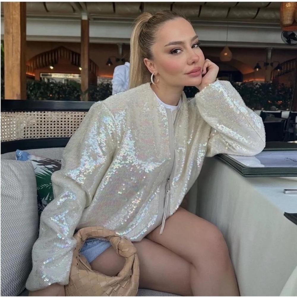 ZARA sequin jacket